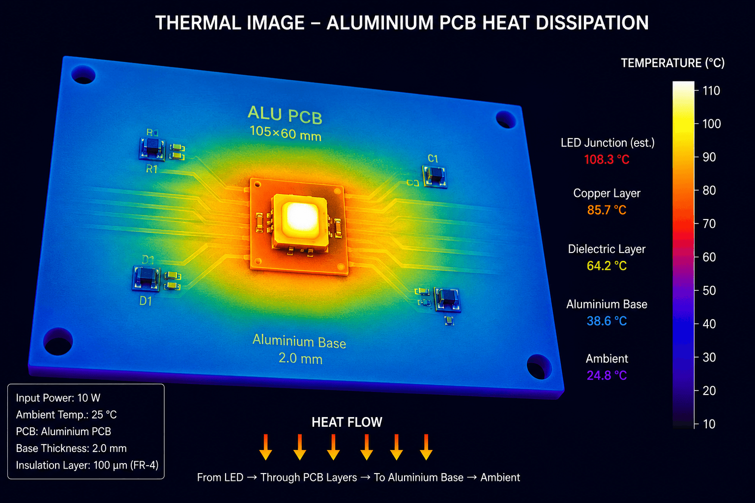 Manufacturing or assembly image – aluminium PCB production or inspection